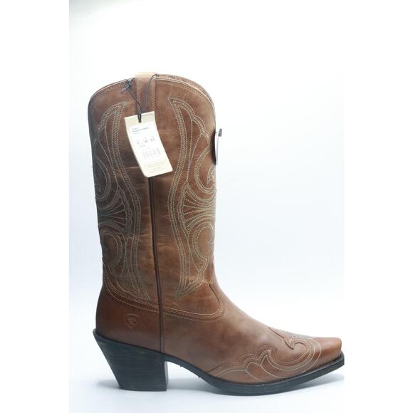 ARIAT BMVY9 Womens Round Up D Toe Wingtip Western Boot Sandstorm 9 Wide - Picture 5 of 6
